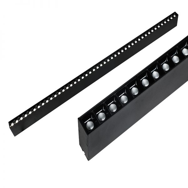 LINEAL LED 3370 1.2M NEGRO 36W 4000K