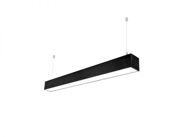 LINEAL LED 7575 1.2M NEGRO 40W 4000K 3 AÑO GARANTÍA